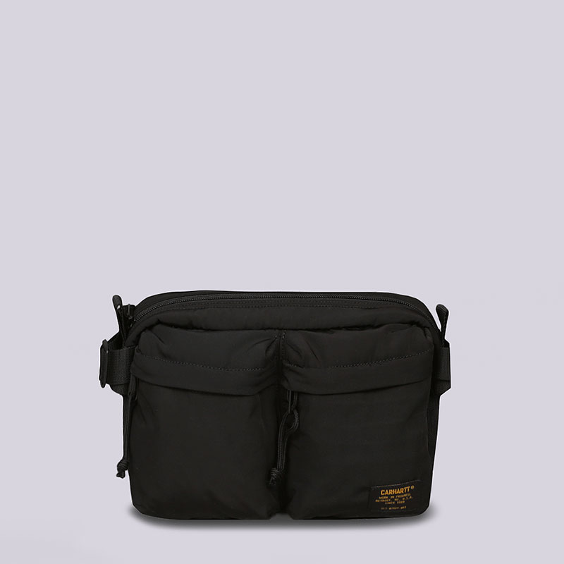  черный сумка на пояс Carhartt WIP Military Hip Bag I024252-black - цена, описание, фото 1